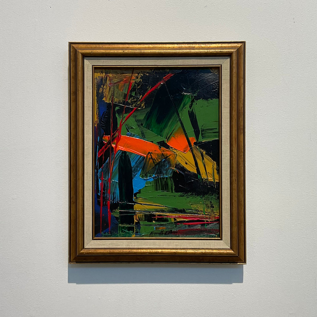 Une éclaircie orangée à l'horizon